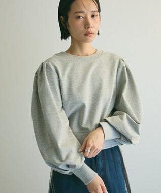 Green Parks ａ．タックスリーブスウェット Gray