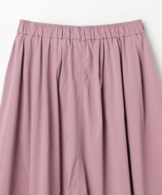 ANY 【ウエストゴム】ナイロンベイカーフレアスカート ピンク