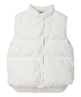 AMERICAN HOLIC キルポカリバーシブルショートベスト Ivory