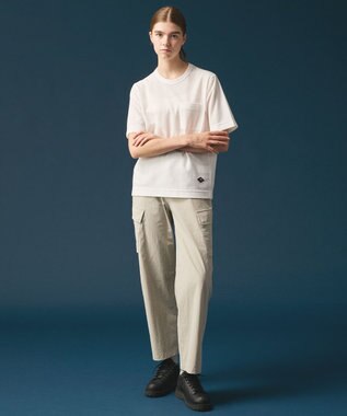 JOSEPH ABBOUD MOUNTAIN 【2wayストレッチ/軽量/ECO撥水】ナイロンリップ2wayストレッチ トレッキングカーゴパンツ ライトグレー系