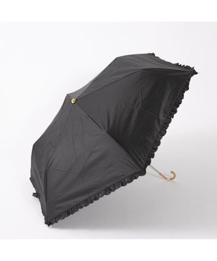 UNBILLION カシュネ cachenez / 【晴雨兼用】【日傘】 【UV カット率99.999.9％以上】PUヒートカットフリルミニ折りたたみ傘 ブラック