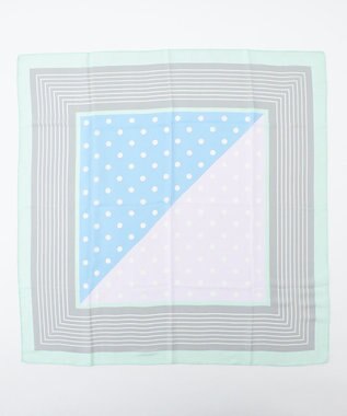 ANY SIS アソート スカーフ ライトブルードット