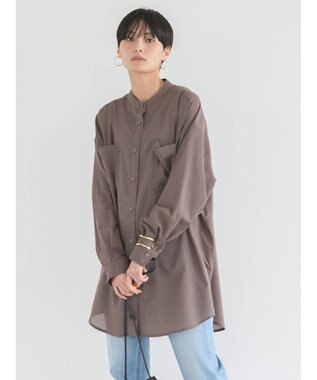 AMERICAN HOLIC イージーケア＋接触冷感　Ｗポケットシャツチュニック