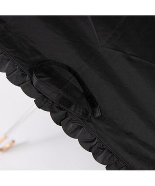 UNBILLION カシュネ cachenez / 【晴雨兼用】【日傘】 【UV カット率99.999.9％以上】PUヒートカットフリルミニ折りたたみ傘 ブラック