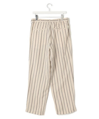 J.PRESS YORK STREET 【UNISEX】ツイルストライプ パンツ ベージュ系1