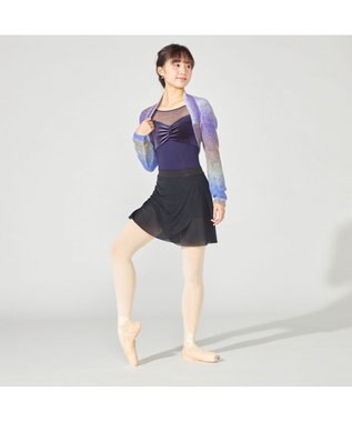 Chacott ハーフスリーブレオタード ヴァイオレット