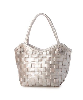 UNBILLION ピークスピーク PEAKS PEAK / 牛革レザーメッシュトートS シルバー