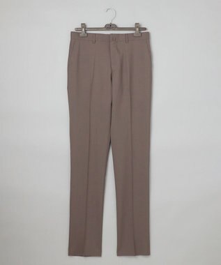 GOTAIRIKU ロングセラー【洗える/折り目加工/シワになりにくい/ウエストアジャスター】ウォッシャブル サマーウール100％パンツ_限定色(ノータック)25年モデル 新色/ブラウン系