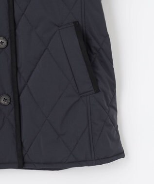 J.PRESS LADIES 【シーンレスに活躍・2way】プレミアムBasic キルティング コート ネイビー系