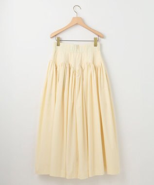 組曲 L 【組曲×setsuko sagittaire】カーヴィフレアスカート シャンパンベージュ系