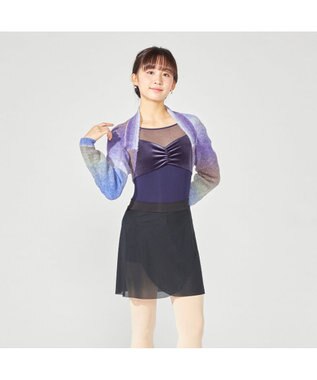 Chacott ハーフスリーブレオタード ヴァイオレット