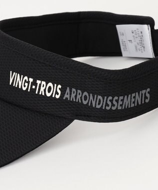 23区GOLF 【UNISEX】メッシュ バイザー ブラック系