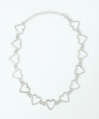 WEGO Lメタルハートチョーカー シルバー