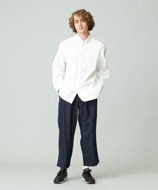 J.PRESS YORK STREET 【UNISEX】オックス起毛 シャツ/B.D. ホワイト系