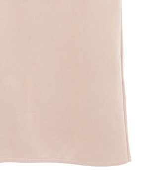 Green Parks スウェードポンチペプラムキャミワンピース Ivory