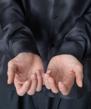 WEGO パターンルーズシャツ（LS） 柄1