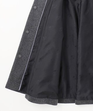 TOCCA 【消臭】MILKY PUFF ウールコート チャコールグレー系