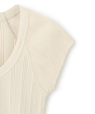 uncrave ランダムリブカットソー エクリュ