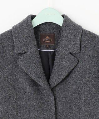 TOCCA 【消臭】MILKY PUFF ウールコート チャコールグレー系