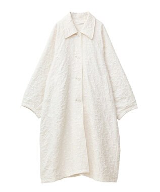 Green Parks ・ＥＬＥＮＣＡＲＥ　ＤＵＥ　ジャカードステンカラーコー Ivory