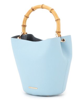 23区 【先行予約】バンブーハンドル 2WAY ミニマル バッグ スカイブルー系