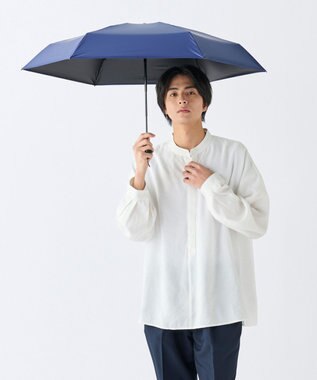 MOONBAT 【遮光100％/超軽量】マジで軽い傘 晴雨兼用折りたたみ日傘 マジカルテックプロテクション 5Flat50 ディープブルー