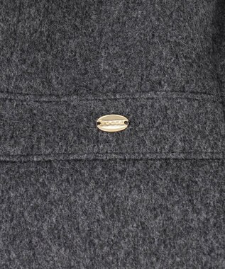 TOCCA 【消臭】MILKY PUFF ウールコート チャコールグレー系