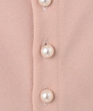 組曲 【UVケア・接触冷感】ライトアムンゼンジャージー袖フレア トップス ローズ系