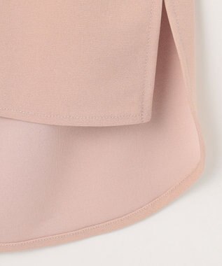 組曲 【UVケア・接触冷感】ライトアムンゼンジャージー袖フレア トップス ローズ系