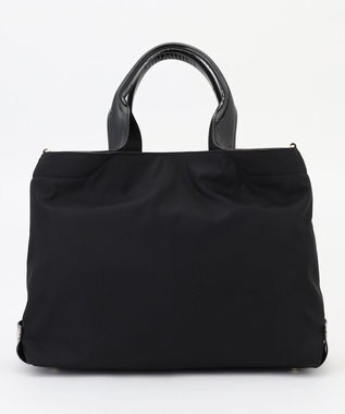 LA BAGAGERIE ツイルナイロン×エナメル 2WAYトートバッグ Mサイズ