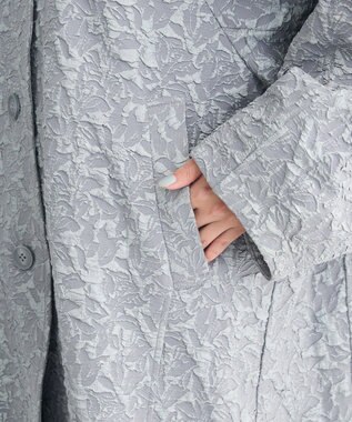 Green Parks ・ＥＬＥＮＣＡＲＥ　ＤＵＥ　ジャカードステンカラーコー Gray