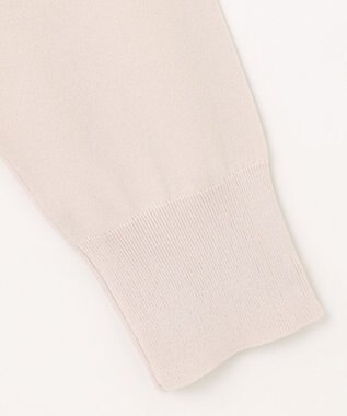 J.PRESS LADIES 【洗える】ニット ブルゾン ベージュ系