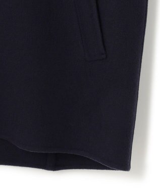 23区 ウールリバー スタンドカラーコート ダークネイビー系