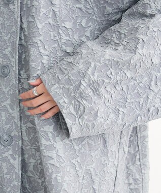 Green Parks ・ＥＬＥＮＣＡＲＥ　ＤＵＥ　ジャカードステンカラーコー Gray