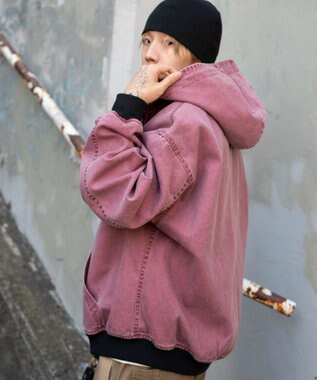 WEGO ワーカーズフードブルゾン ピンク