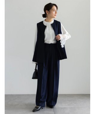 Te chichi 【セレモニーアイテム】2タックワイドパンツ（セットアップ可）