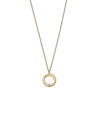 susui 【geometric】en Dia ネックレス ゴールド