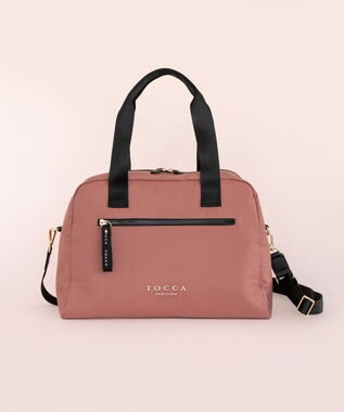 TOCCA 【WEB＆一部店舗限定】【A4サイズ対応】CAROVANA BOSTON ボストンバッグ ピンク系