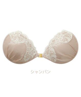 BRADELIS New York 【NuBra / ボリュームアップ】パテッドヌーブラ プリズム シャンパン