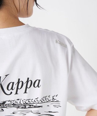 OP／FILA 【Kappa】バックグラフィック Tシャツ ホワイト