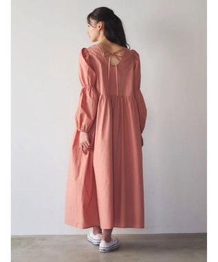 Green Parks ・Ｐｅｔｉｔ　Ｆｌｅｕｒウ゛ィラーゴスリーブワンピース Orange