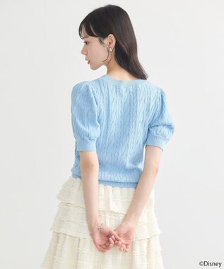 earth music&ecology Ｄｉｓｎｅｙ×Ｓｅｉｊｉ　Ｍａｔｓｕｍｏｔｏ刺繍ニット Sax