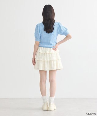 earth music&ecology Ｄｉｓｎｅｙ×Ｓｅｉｊｉ　Ｍａｔｓｕｍｏｔｏ刺繍ニット Sax