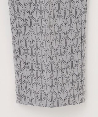 23区GOLF 【MEN】【ストレッチ】エッフェル塔柄 ジャガードパンツ ライトグレー系5