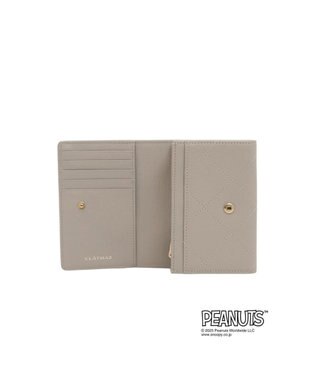 CLATHAS CLATHAS×PEANUTS 二つ折り財布 ライトグレー