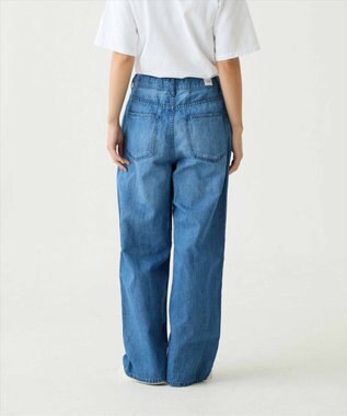 caqu FS linen wide boy`s コットンリネンワイドストレートデニム 3years