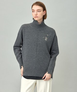 ICB 5cityブローチ シルバー系