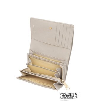 CLATHAS CLATHAS×PEANUTS 二つ折り財布 ライトグレー