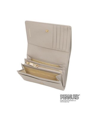 CLATHAS CLATHAS×PEANUTS 二つ折り財布 ライトグレー