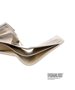 CLATHAS CLATHAS×PEANUTS 二つ折り財布 ライトグレー